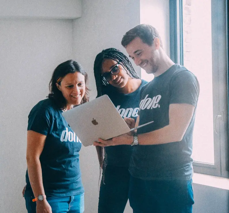 The Done team at the office